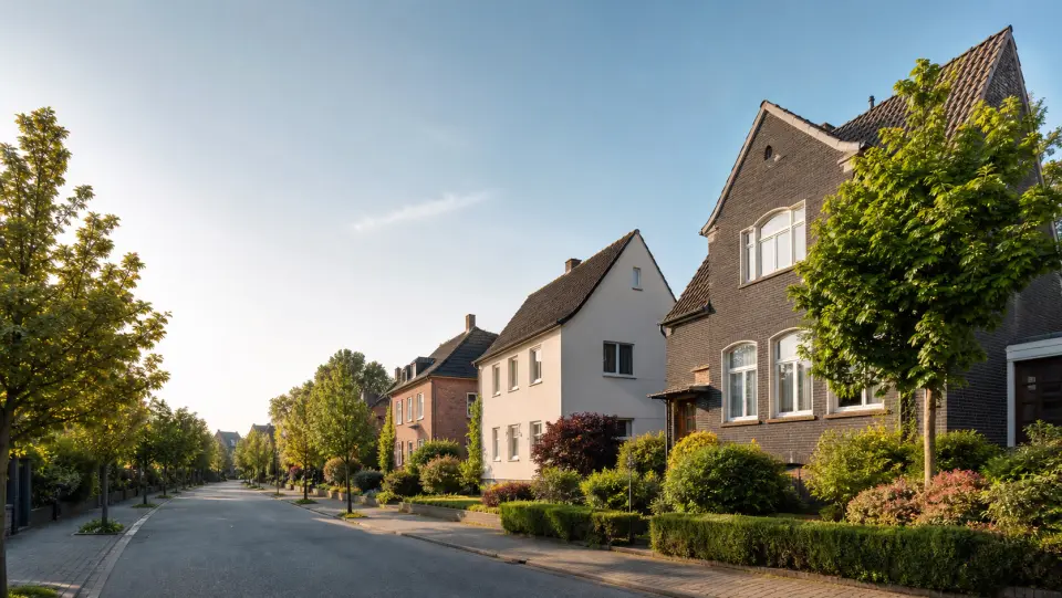 Wohnhaus in ruhiger Wohnlage als Symbolbild für Immobilien in Gladbeck